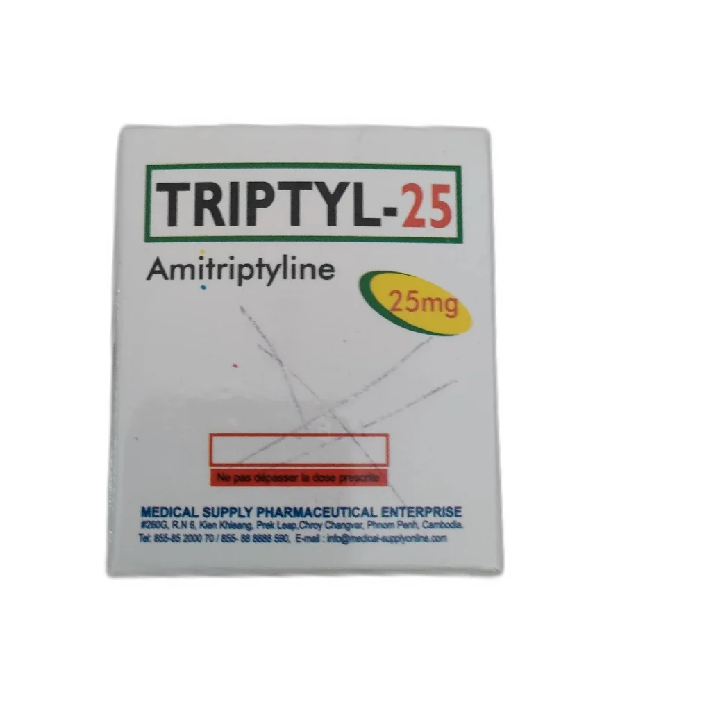 Triptyl-25 — available at pharmacies in Cambodia on PharmKulen