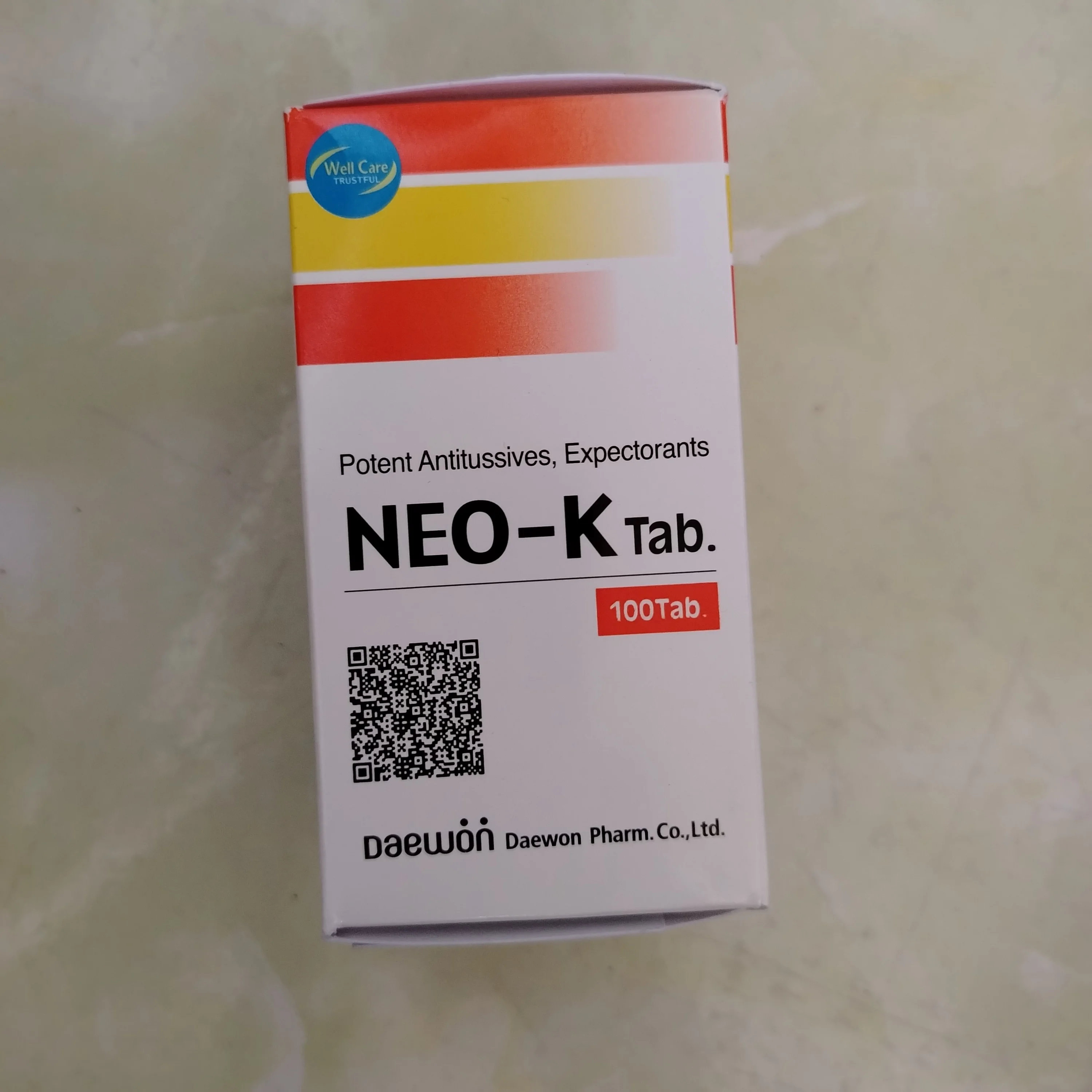 Neo-K Tab — available at pharmacies in Cambodia on PharmKulen