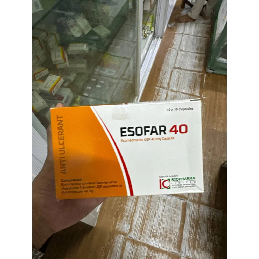 Esofar 40 — available at pharmacies in Cambodia on PharmKulen
