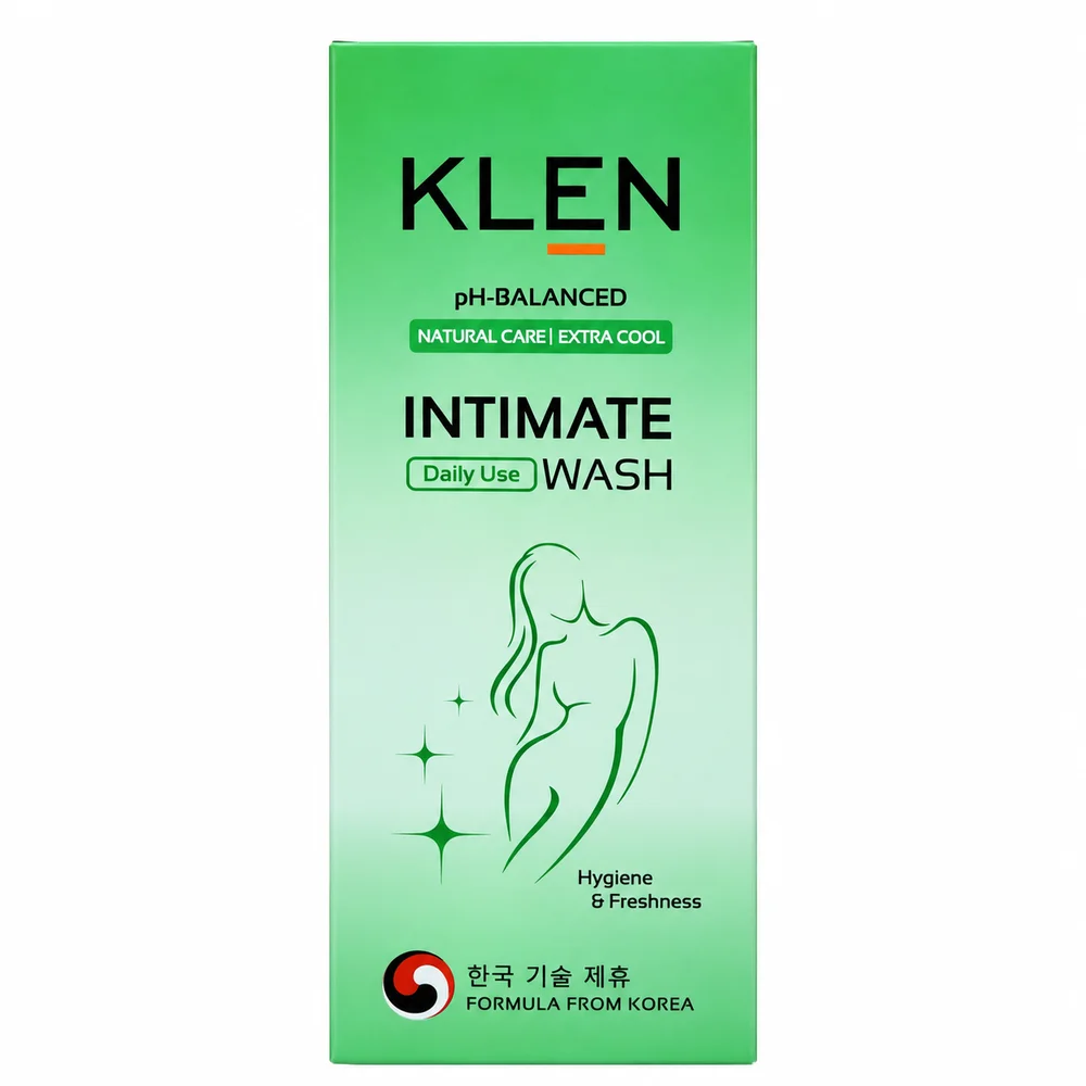 KLEN Intimate Wash Natural Care Extra Cool — available at pharmacies in Cambodia on PharmKulen